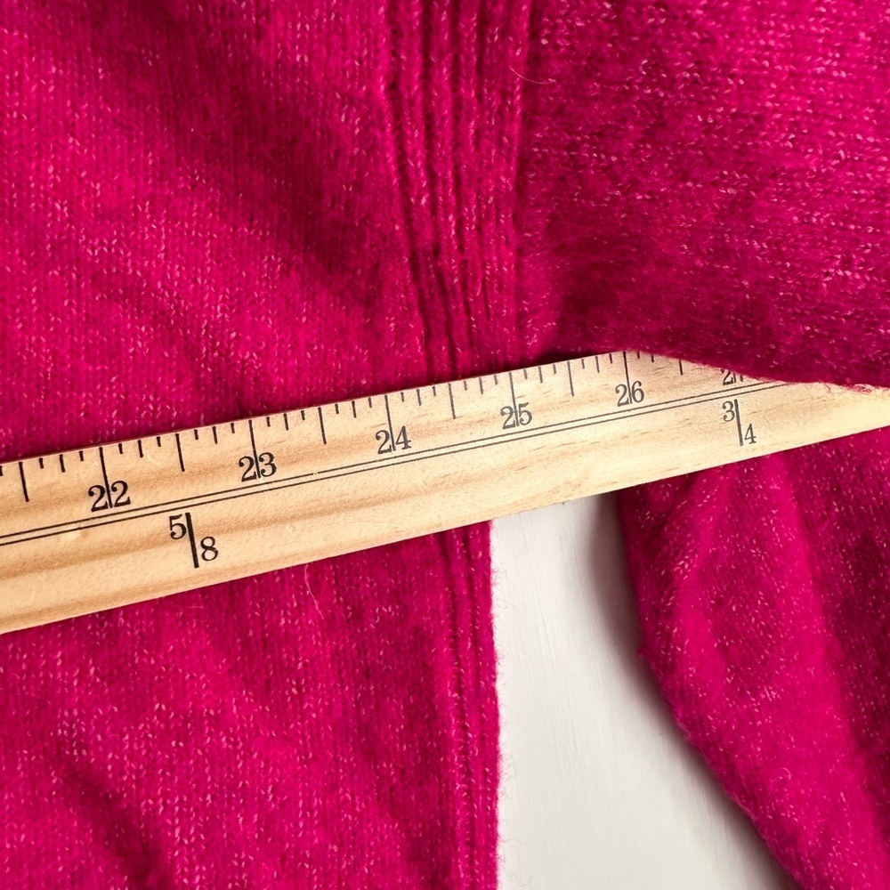VINCE CAMUTO Hot Pink Crew Pullover Sweater Sz M - Picture 5 of 5